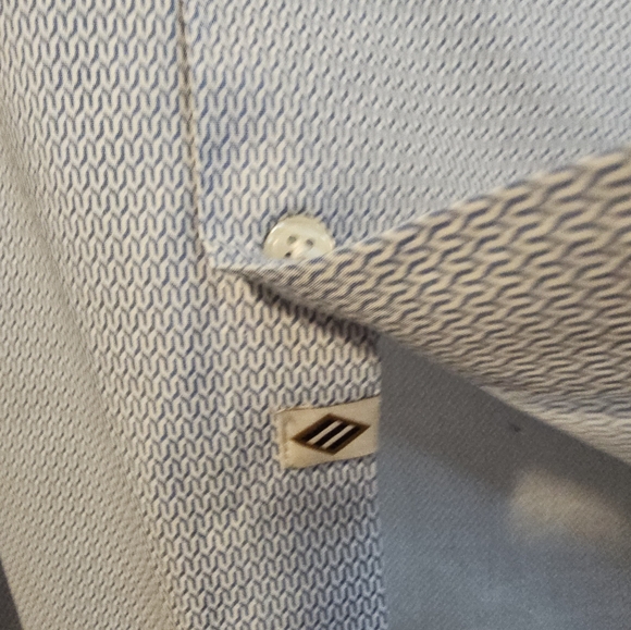 JOSEPH ABBOUD Men's Light Blue Short Sleeve Shirt Cotton, SZ XL - Picture 4 of 12